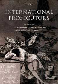 国際刑事裁判における訴追<br>International Prosecutors