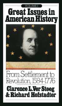 Great Issues in American History, Vol. I : From Settlement to Revolution, 1584-1776