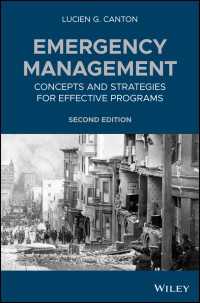 危機管理：効果的なプログラムのためのコンセプトと戦略（第２版）<br>Emergency Management : Concepts and Strategies for Effective Programs（2）