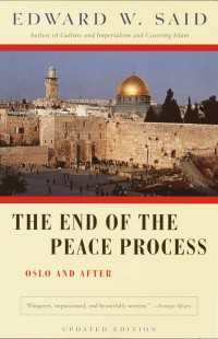 The End of the Peace Process : Oslo and After