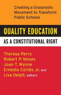 Quality Education as a Constitutional Right : Creating a Grassroots Movement to Transform Public Schools