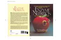 Enzyme Nutrition : The Food Enzyme Concept
