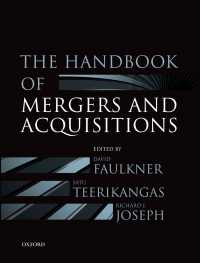 M&Aハンドブック<br>The Handbook of Mergers and Acquisitions