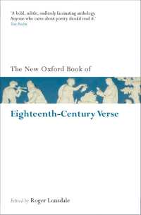 The New Oxford Book of Eighteenth-Century Verse : Reissue