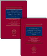 オッペンハイム国際法：国際連合（全２巻）<br>Oppenheim's International Law: United Nations
