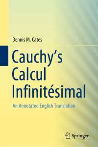 Cauchy's Calcul Infinit&eacute;simal : An Annotated English Translation