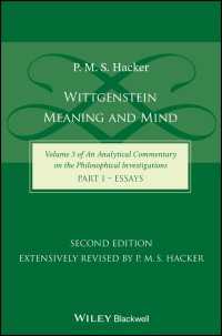 Wittgenstein : Meaning and Mind (Volume 3 of an Analytical Commentary on the Philosophical Investigations), Part 1: Essays（2）