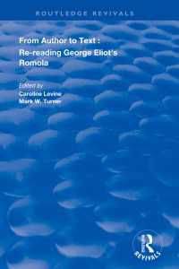 From Author to Text : Re-reading George Eliot's Romola