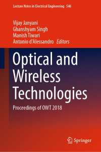 Optical and Wireless Technologies : Proceedings of OWT 2018