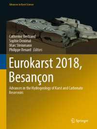 Eurokarst 2018, Besan&ccedil;on : Advances in the Hydrogeology of Karst and Carbonate Reservoirs