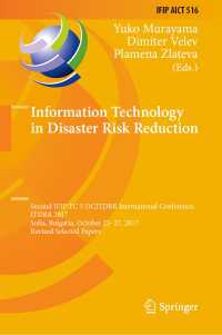 Information Technology in Disaster Risk Reduction : Second IFIP TC 5 DCITDRR International Conference, ITDRR 2017, Sofia, Bulgaria, October 25-27, 2017, Revised Selected Papers