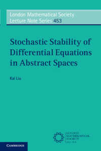 抽象空間における確率微分方程式の安定性<br>Stochastic Stability of Differential Equations in Abstract Spaces