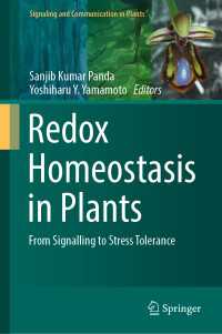 Redox Homeostasis in Plants : From Signalling to Stress Tolerance