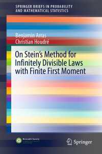 On&nbsp;Stein's&nbsp;Method&nbsp;for&nbsp;Infinitely&nbsp;Divisible&nbsp;Laws&nbsp;with&nbsp;Finite&nbsp;First&nbsp;Moment