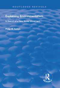 Explaining Environmentalism : In Search of a New Social Movement