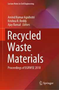 Recycled Waste Materials : Proceedings of EGRWSE 2018