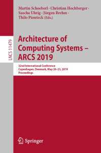 Architecture of Computing Systems – ARCS 2019 : 32nd International Conference, Copenhagen, Denmark, May 20–23, 2019, Proceedings