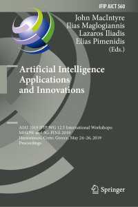 Artificial Intelligence Applications and Innovations : AIAI 2019 IFIP WG 12.5 International Workshops: MHDW and 5G-PINE 2019, Hersonissos, Crete, Greece, May 24–26, 2019, Proceedings