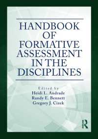 専門科目における形成的評価ハンドブック<br>Handbook of Formative Assessment in the Disciplines