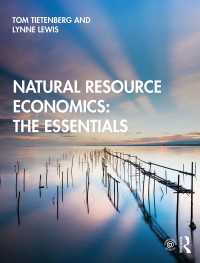 資源経済学の要点<br>Natural Resource Economics: The Essentials