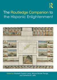 ラウトレッジ版　スペイン語圏啓蒙必携<br>The Routledge Companion to the Hispanic Enlightenment