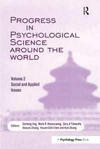 Progress in Psychological Science Around the World. Volume 2: Social and Applied Issues : Proceedings of the 28th International Congress of Psychology