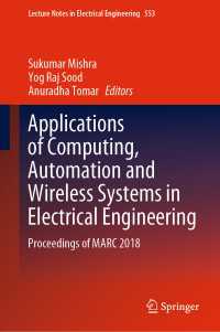 Applications of Computing, Automation and Wireless Systems in Electrical Engineering : Proceedings of MARC 2018