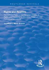 Rights and Realities : The Judicial Impact of the Canadian Charter of Rights and Freedoms on Education, Case Law and Political Jurisprudence