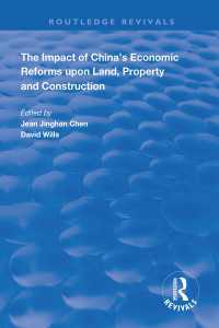 The Impact of China's Economic Reforms Upon Land, Property and Construction（1 DGO）