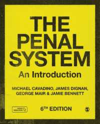 英国刑事システム入門（第６版）<br>The Penal System : An Introduction（Sixth Edition）