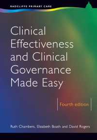 Clinical Effectiveness and Clinical Governance Made Easy（4 NED）