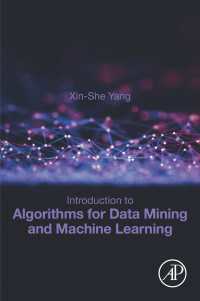 データマイニング・機械学習のためのアルゴリズム入門<br>Introduction to Algorithms for Data Mining and Machine Learning