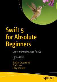 Swift 5 for Absolute Beginners〈Fifth Edition〉 : Learn to Develop Apps for iOS（5）
