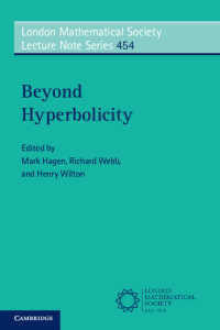 双曲性を超えて<br>Beyond Hyperbolicity