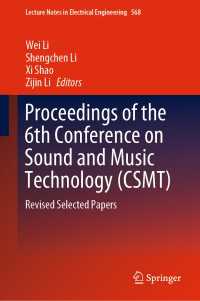 Proceedings of the 6th Conference on Sound and Music Technology (CSMT) : Revised Selected Papers