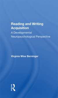 Reading And Writing Acquisition : A Developmental Neuropsychological Perspective