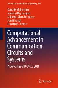 Computational Advancement in Communication Circuits and Systems : Proceedings of ICCACCS 2018
