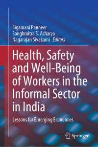 Health, Safety and Well-Being of Workers in the Informal Sector in India : Lessons for Emerging Economies