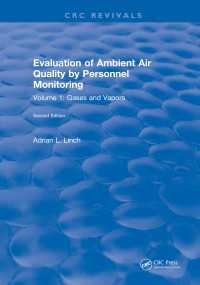 Evaluation Ambient Air Quality By Personnel Monitoring : Volume 1: Gases and Vapors（2 NED）