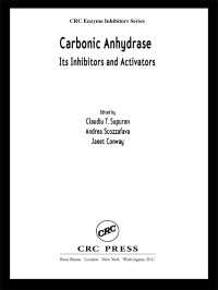 Carbonic Anhydrase : Its Inhibitors and Activators