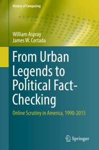 From Urban Legends to Political Fact-Checking : Online Scrutiny in America, 1990-2015