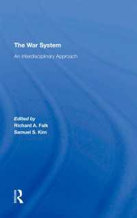 The War System : An Interdisciplinary Approach