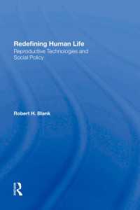 Redefining Human Life : Reproductive Technologies And Social Policy