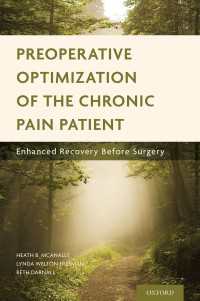 Preoperative Optimization of the Chronic Pain Patient : Enhanced Recovery Before Surgery