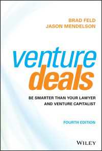 Venture Deals : Be Smarter Than Your Lawyer and Venture Capitalist（4）