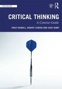クリティカル・シンキング実践ガイド（第５版）<br>Critical Thinking : A Concise Guide（5 NED）