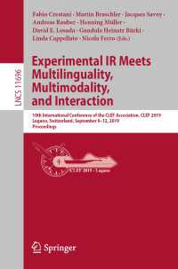 Experimental IR Meets Multilinguality, Multimodality, and Interaction : 10th International Conference of the CLEF Association, CLEF 2019, Lugano, Switzerland, September 9–12, 2019, Proceedings