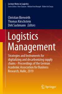 Logistics Management : Strategies and Instruments for digitalizing and decarbonizing supply chains - Proceedings of the German Academic Association for Business Research, Halle, 2019