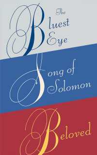 Toni Morrison Box Set : The Bluest Eye, Song of Solomon, Beloved