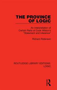 The Province of Logic : An Interpretation of Certain Parts of Cook Wilson's “Statement and Inference”